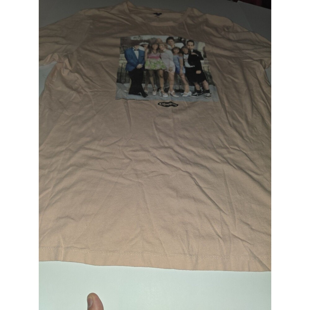 Old Navy Clueless Group Photo T-Shirt Pink Size Large